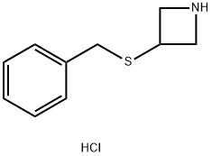Azetidine, 3-[(phenylmethyl)thio]-, hydrochloride (1:1),1864072-49-0,结构式