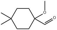 Cyclohexanecarboxaldehyde, 1-methoxy-4,4-dimethyl- Structure