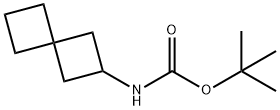 氨基甲酸N-螺[3.3]庚-2-基-1,1-二甲基乙酯 结构式