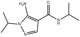 5-amino-N,1-diisopropyl-1H-pyrazole-4-carboxamide,1866202-95-0,结构式