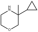 Morpholine, 3-cyclopropyl-3-methyl- Structure