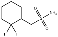 Cyclohexanemethanesulfonamide, 2,2-difluoro- Struktur