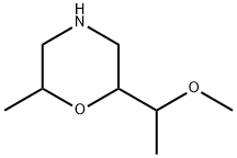 Morpholine, 2-(1-methoxyethyl)-6-methyl- Structure