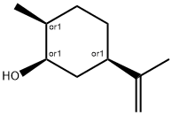 Cyclohexanol, 2-methyl-5-(1-methylethenyl)-, (1R,2S,5R)-rel- Struktur