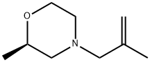 Morpholine,2-methyl-4-(2-methyl-2-propen-1-yl)-,(2R)- 化学構造式
