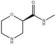 2-Morpholinecarboxamide,N-methyl-,(2R)- Struktur