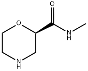 2-Morpholinecarboxamide,N-methyl-,(2R)- Structure