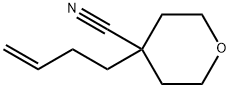 4-(but-3-en-1-yl)oxane-4-carbonitrile Struktur