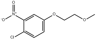 Benzene, 1-chloro-4-(2-methoxyethoxy)-2-nitro- Structure