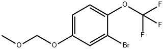 2-Bromo-4-(methoxymethoxy)-1-(trifluoromethoxy)benzene 化学構造式