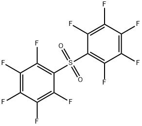 Benzene, 1,1'-sulfonylbis[2,3,4,5,6-pentafluoro- Structure
