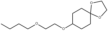 8-(2-Butoxyethoxy)-1,4-dioxaspiro[4.5]decane Struktur