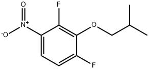 Benzene, 1,3-difluoro-2-(2-methylpropoxy)-4-nitro- Structure