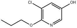 3-Pyridinol, 5-chloro-6-propoxy- Struktur