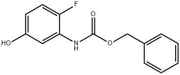 Carbamic acid, N-(2-fluoro-5-hydroxyphenyl)-, phenylmethyl ester|