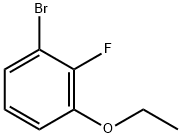 1-溴-3-乙氧基-2-氟苯 结构式