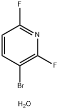 3-bromo-2,6-difluoropyridine hydrate 结构式