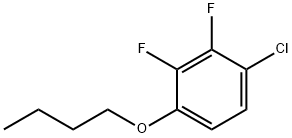 Benzene, 1-butoxy-4-chloro-2,3-difluoro- Structure