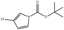 1H-Pyrrole-1-carboxylic acid, 3-chloro-, 1,1-dimethylethyl ester 结构式