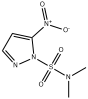 1H-Pyrazole-1-sulfonamide, N,N-dimethyl-5-nitro- 结构式