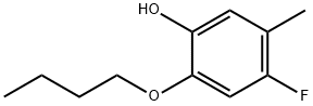 Phenol, 2-butoxy-4-fluoro-5-methyl- 结构式