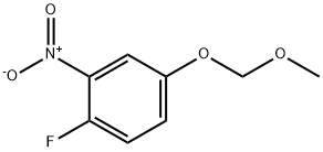 Benzene, 1-fluoro-4-(methoxymethoxy)-2-nitro- 结构式