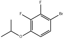 Benzene, 1-bromo-2,3-difluoro-4-(1-methylethoxy)- 化学構造式