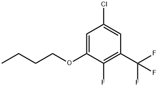 Benzene, 1-butoxy-5-chloro-2-fluoro-3-(trifluoromethyl)- 结构式