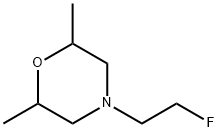 Morpholine, 4-(2-fluoroethyl)-2,6-dimethyl Structure