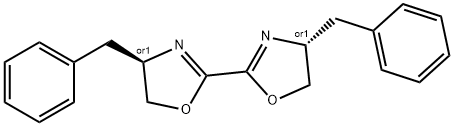 2,2'-Bioxazole, 4,4',5,5'-tetrahydro-4,4'-bis(phenylmethyl)-, (4R,4'R)-rel- Structure