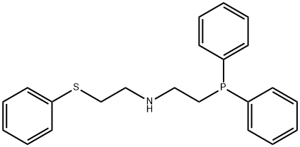 N-[2-(Diphenylphosphino)ethyl]-2-(phenylthio)-ethanamine Structure