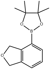 Isobenzofuran, 1,3-dihydro-4-(4,4,5,5-tetramethyl-1,3,2-dioxaborolan-2-yl)- 化学構造式