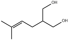 2-(3-Methylbut-2-en-1-yl)propane-1,3-diol Struktur