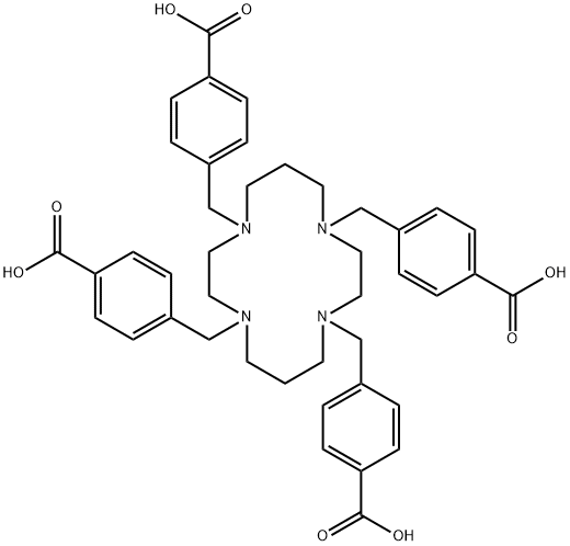 4,4',4'',4'''-((1,4,8,11-tetraazacyclotetradecane-1,4,8,11-tetrayl)tetrakis(methylene))tetrabenzoic acid|4,4',4'',4''-((1,4,8,11-四氮杂环十四烷-1,4,8,11-四基)四(亚甲基))四苯甲酸