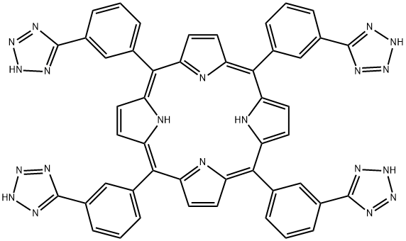 5,10,15,20-Tetrakis(4-hydroxyphenyl)porphyrin Structure