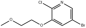 5-溴-2-氯-3-(2-甲氧基乙氧基)吡啶,1887246-43-6,结构式