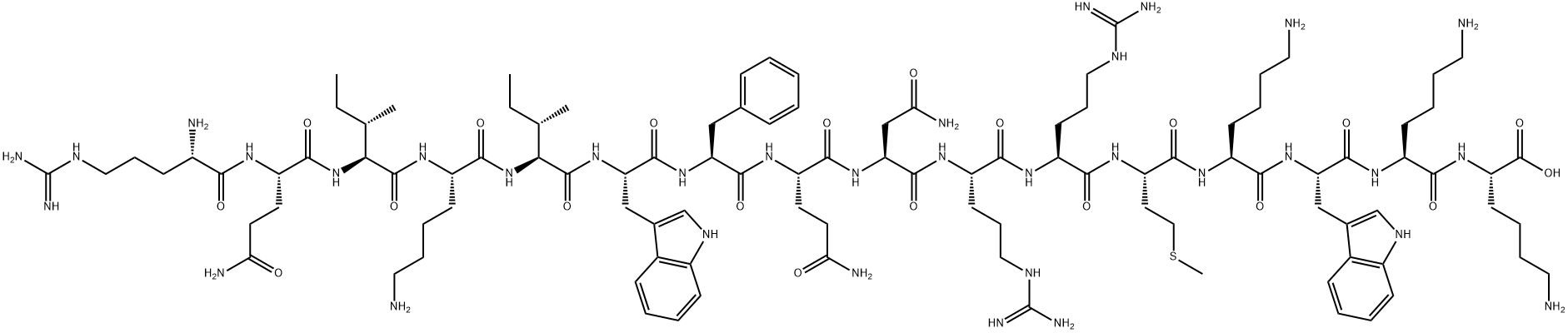 触角肽, 188842-14-0, 结构式
