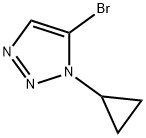 1H-1,2,3-Triazole, 5-bromo-1-cyclopropyl- Structure