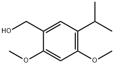Benzenemethanol, 2,4-dimethoxy-5-(1-methylethyl)- 化学構造式