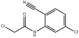 2-Chloro-N-(5-chloro-2-cyanophenyl)acetamide Structure