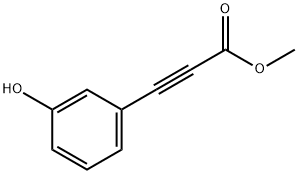 2-Propynoic acid, 3-(3-hydroxyphenyl)-, methyl ester 化学構造式