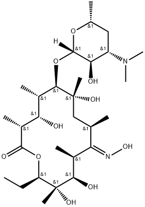 3-O-去克拉定糖红霉素肟, 189108-61-0, 结构式