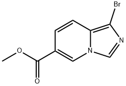 Imidazo[1,5-a]pyridine-6-carboxylic acid, 1-bromo-, methyl ester,1891156-20-9,结构式