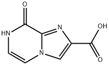 Imidazo[1,2-a]pyrazine-2-carboxylic acid, 7,8-dihydro-8-oxo- 化学構造式