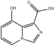 Imidazo[1,5-a]pyridine-1-carboxylic acid, 8-hydroxy- Struktur