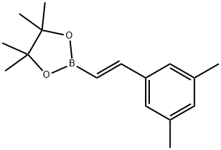 1,3,2-Dioxaborolane, 2-[(1E)-2-(3,5-dimethylphenyl)ethenyl]-4,4,5,5-tetramethyl- Struktur