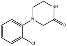 2-Piperazinone, 4-(2-chlorophenyl)- Structure