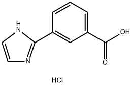 3-(1H-Imidazol-2-yl)benzoic acid hydrochloride Struktur