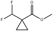 Cyclopropanecarboxylic acid, 1-(difluoromethyl)-, methyl ester,1895024-31-3,结构式