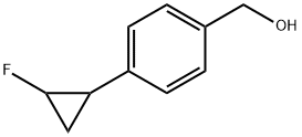 Benzenemethanol, 4-(2-fluorocyclopropyl)-, 1895244-04-8, 结构式